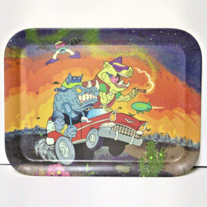 Bamboo Tray Large - Bebop and Rocksteady Rollin'