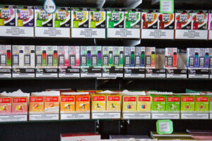 A variety of vape juices and flavors available at Azara